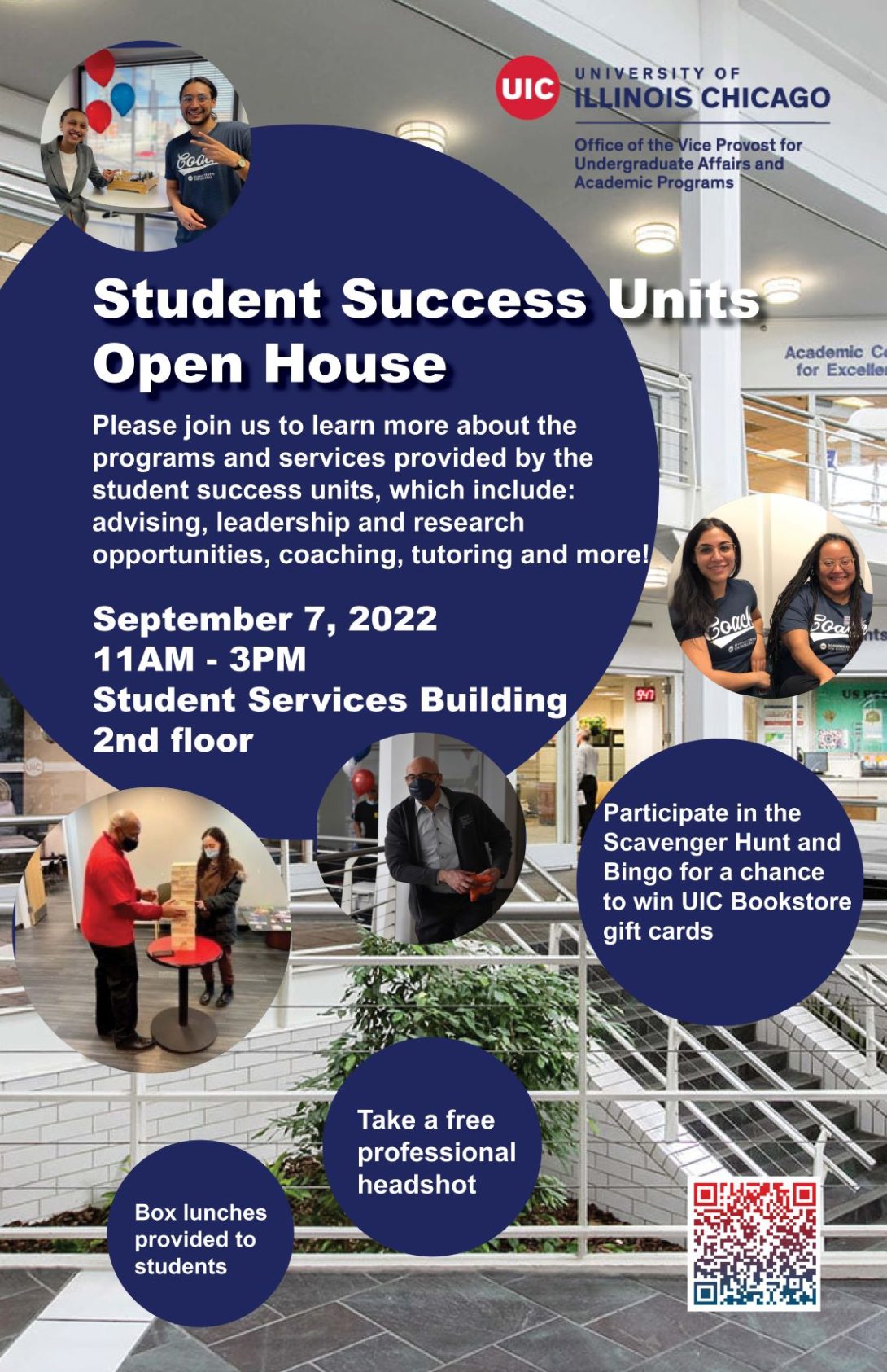 Student Success Units Open House Flyer